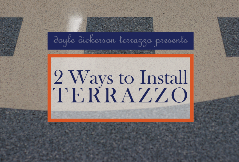 2 Ways to Install Terrazzo