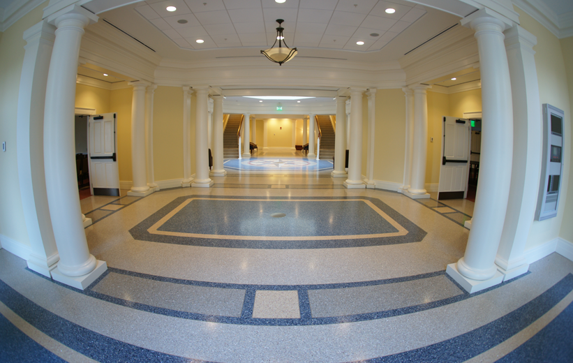 Classic Terrazzo Flooring Design at Christopher Newport University