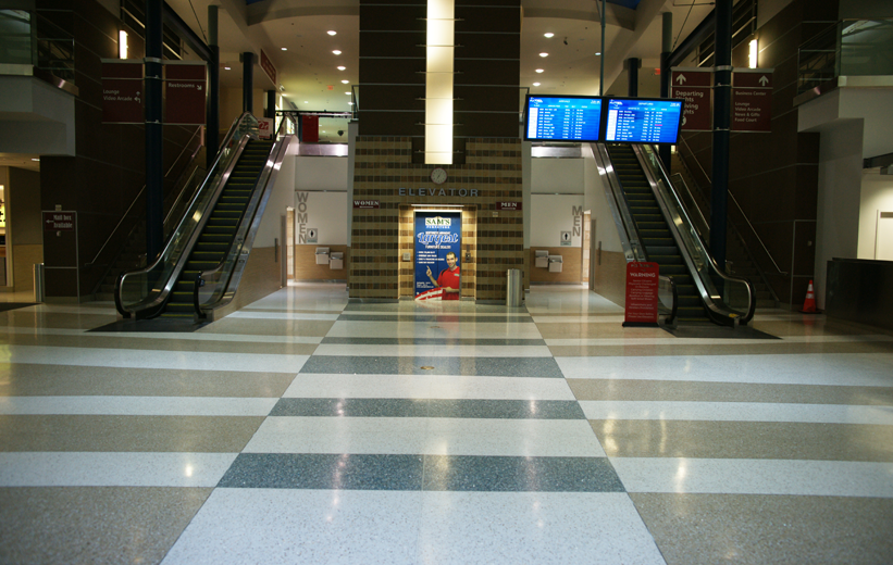 Northwest Arkansas Regional Airport terrazzo flooring
