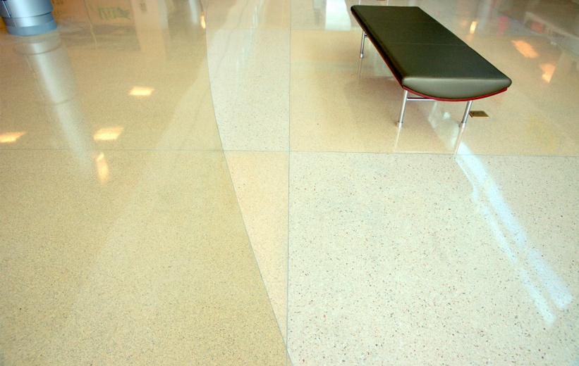 Terrazzo Floor Details at Southwest Georgia Regional Airport