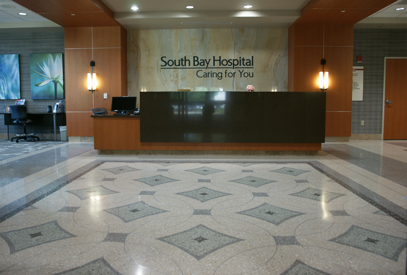 South Bay Hospital Epoxy Terrazzo Flooring Installation
