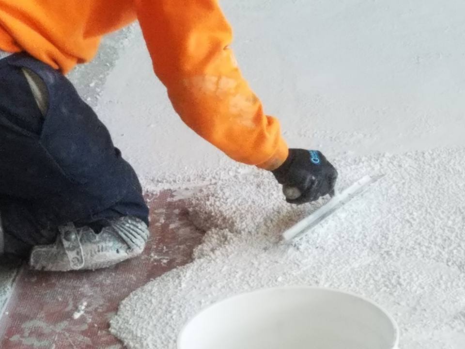 Pouring and Troweling Terrazzo