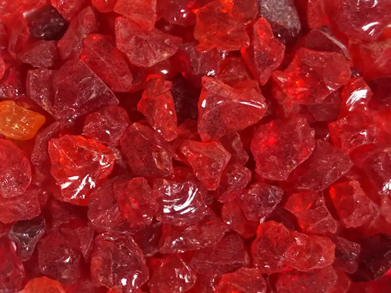 Red Glass Terrazzo Chip